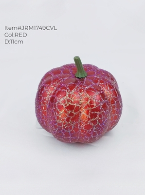 X'mas crackled pumpkin with glitter