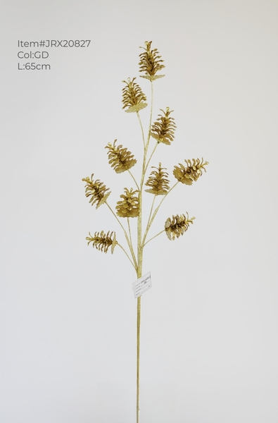 X'mas pine cone branch