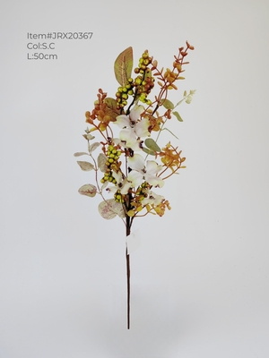 Autumn wild floral twiggy branch